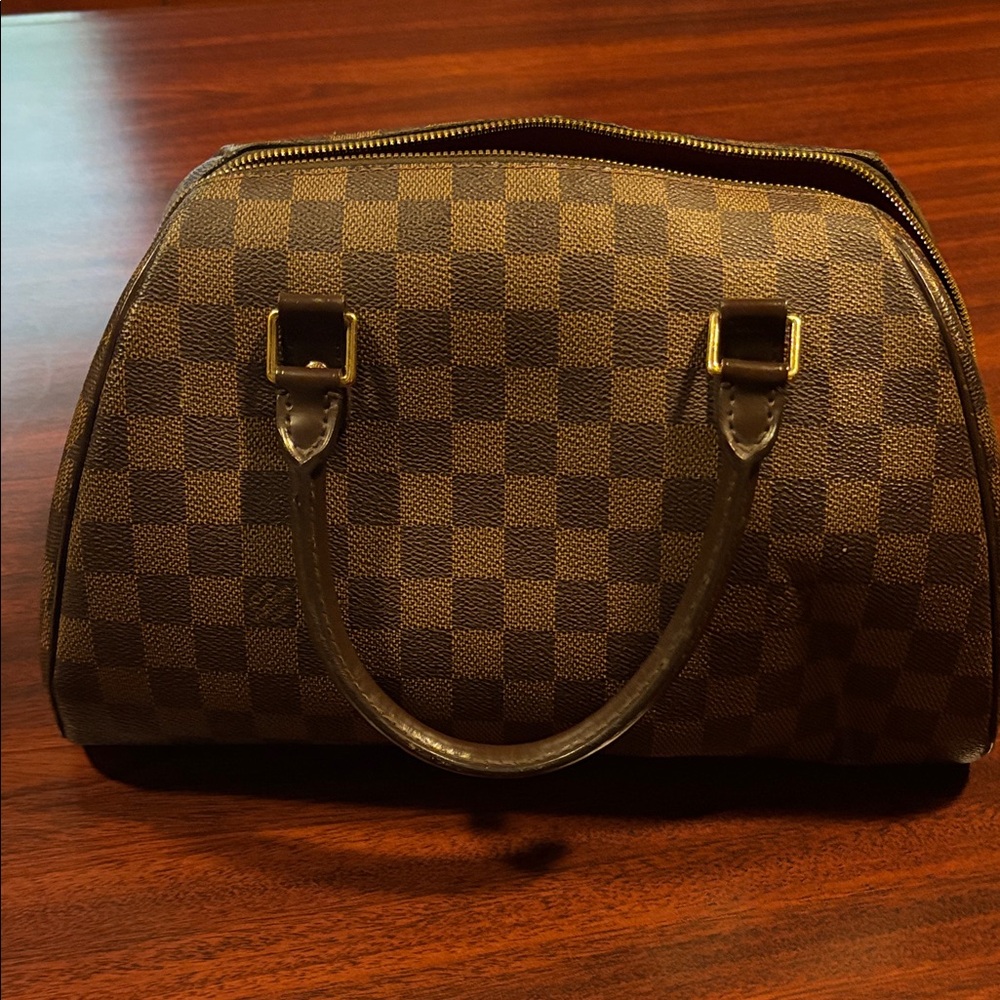 Louis Vuitton Brown Checkered Handbag